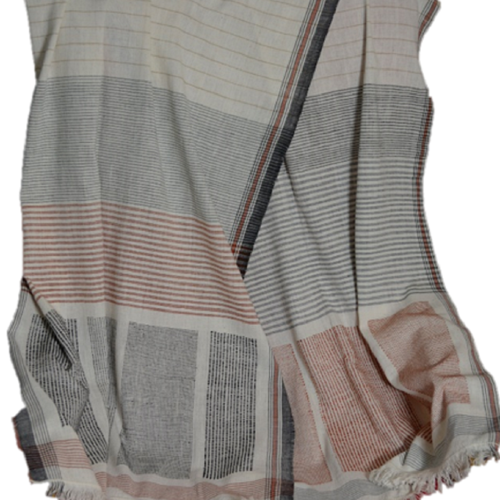 Handwoven Reversible Cotton Blanket-3